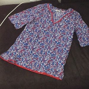 Vineyard Vines Stars & Whale Print tunic top